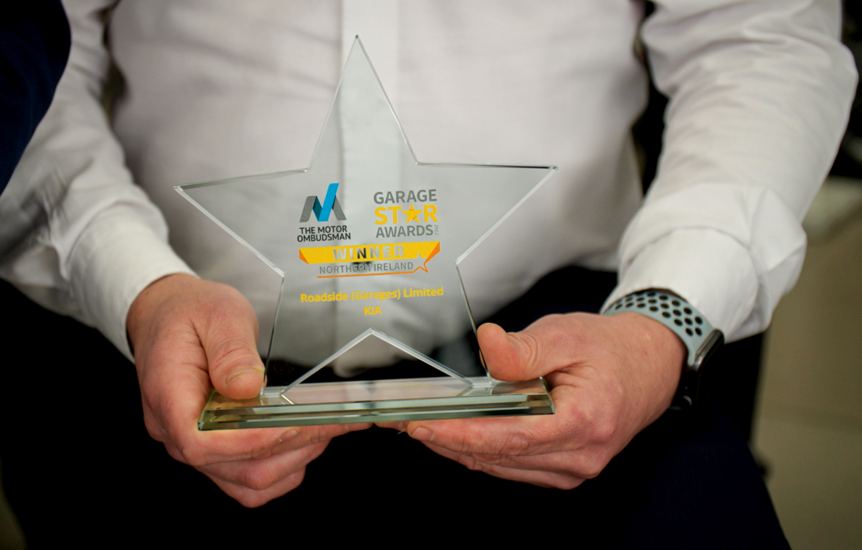 Roadside (Garages) Kia wins The Motor Ombudsman's Garage Star Award for